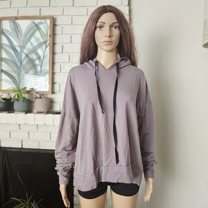 Daub bamboo hoodie gray taupe tan sweatshirt made in canada very soft